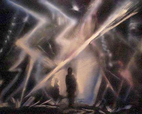 Frank Polakowski's impact of radiation - polakowski art - Strahlung ist nicht immer positiv